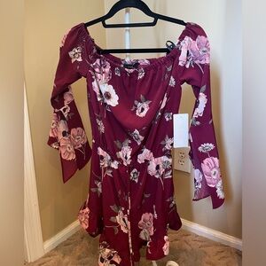 E&M Floral Romper